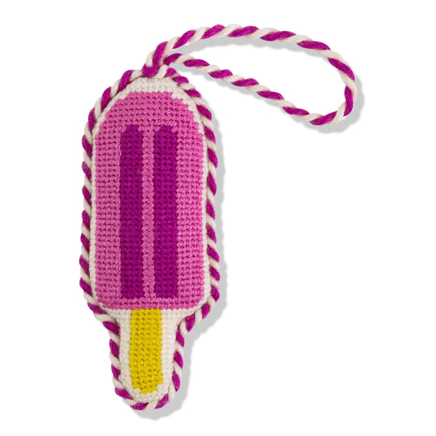 Needlepoint Icon Ornament - Popsicle-1