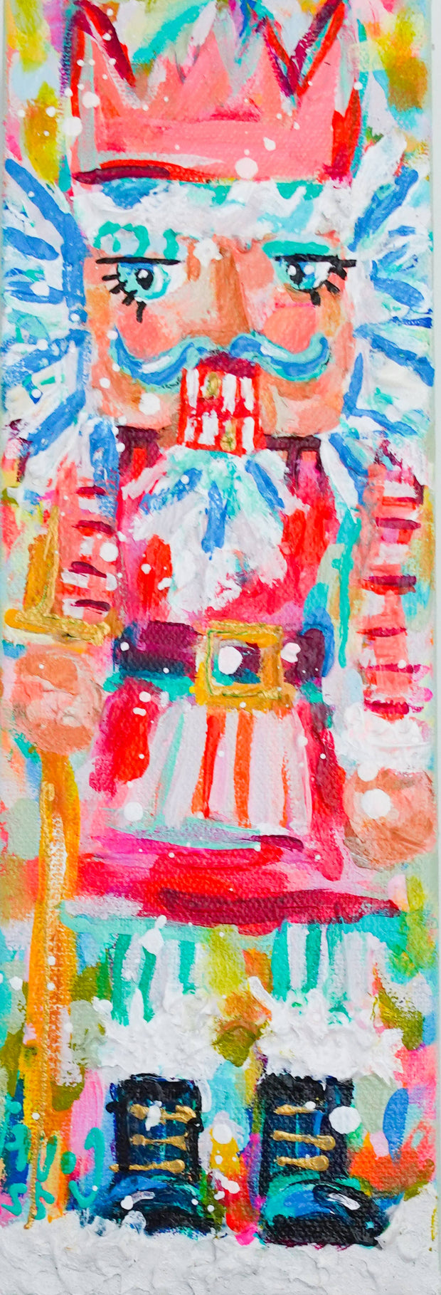 Dixon Nutcracker Decor Painting: 3x9-2