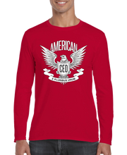 American CEO Patriotic Eagle Men's Long Sleeve Shirt